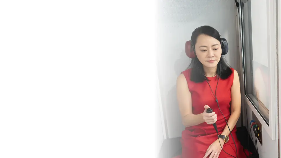 Hearing test for adults